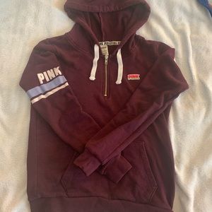 SOLD Victoria’s Secret PINK burgundy hoodie